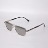 Rectangular metal sunglasses S4007 4