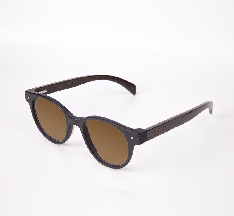 Round wooden sunglasses  S4071