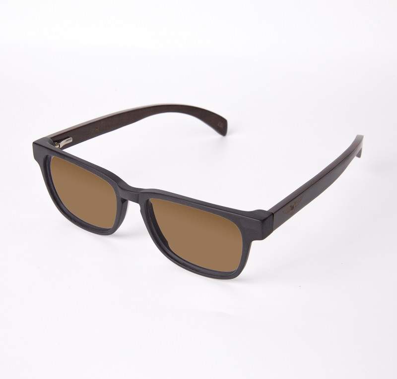 rectangular wooden sunglasses S4055